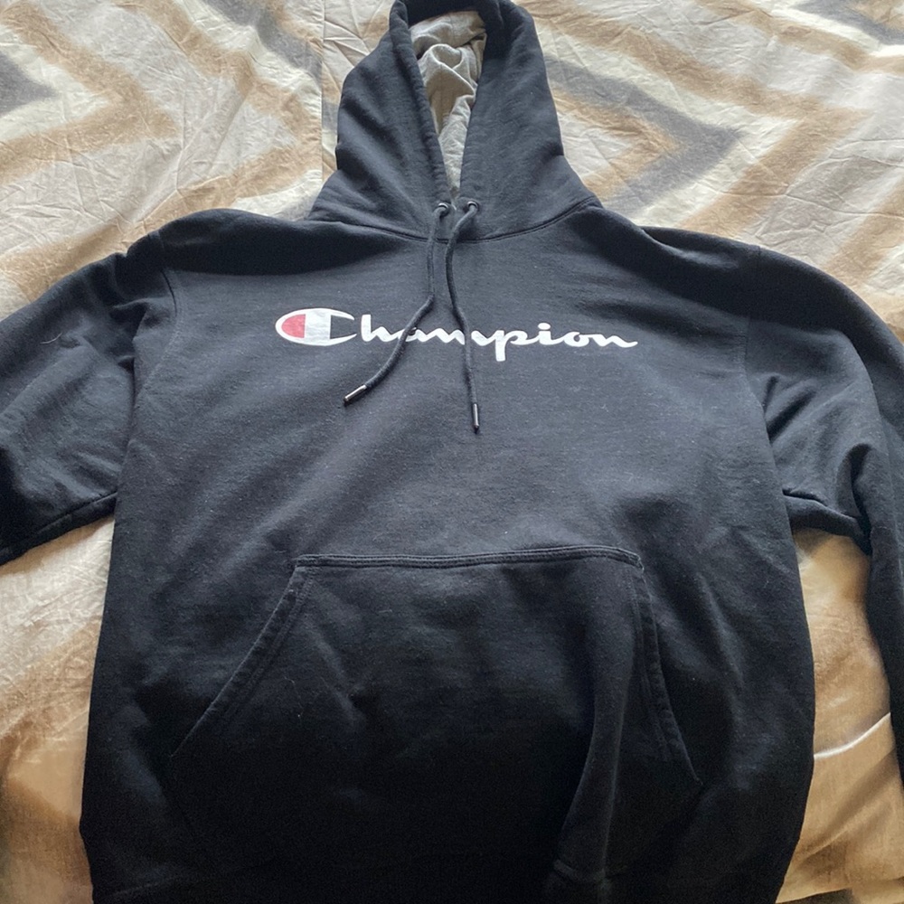 Champion Logo Pullover Hoodie.